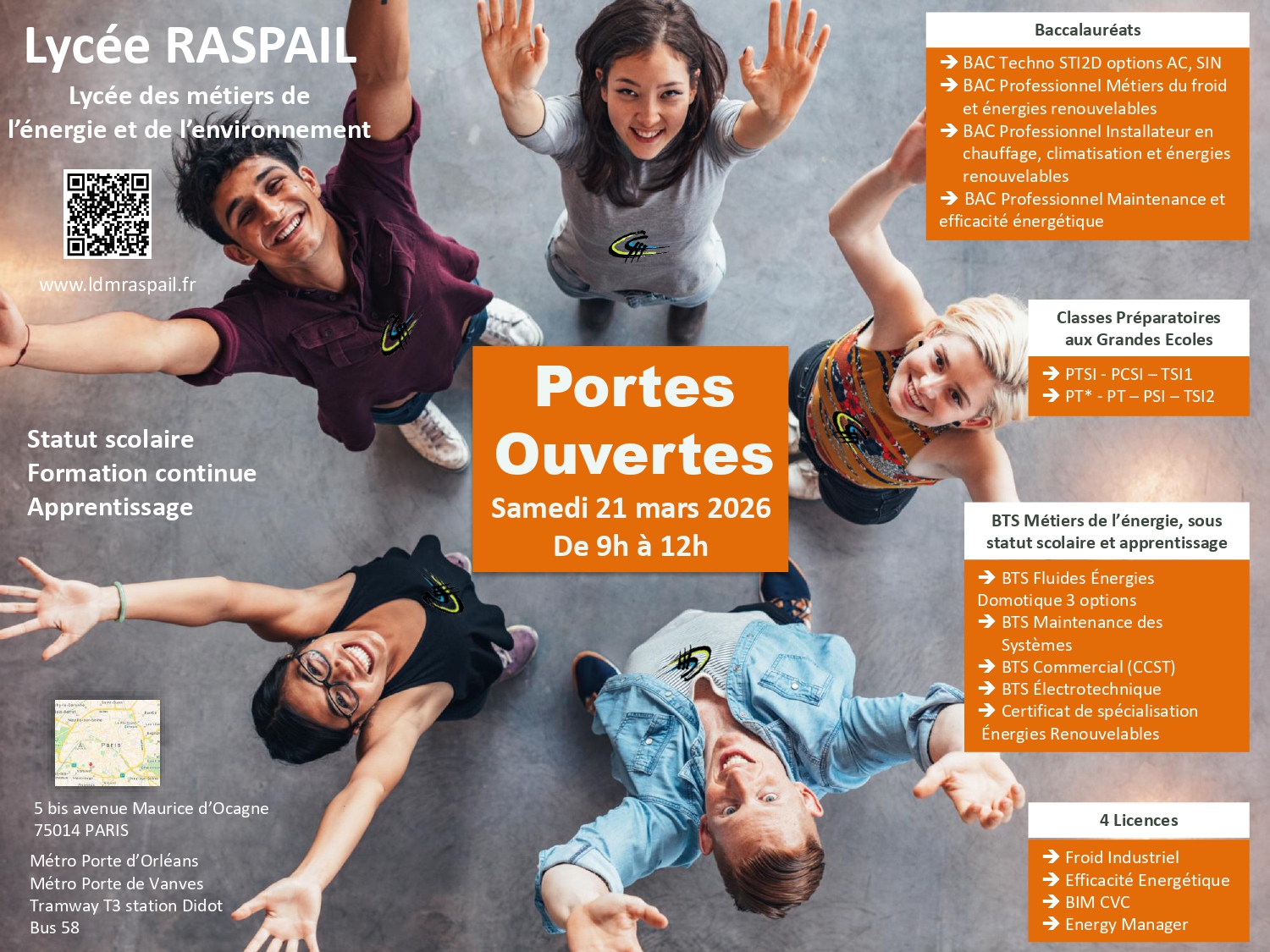 Portes ouvertes lycée Raspail