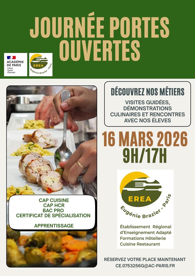 Portes ouvertes 2026 Eugénie Brazier