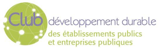 Logo Club Développement durable des établissements publics
